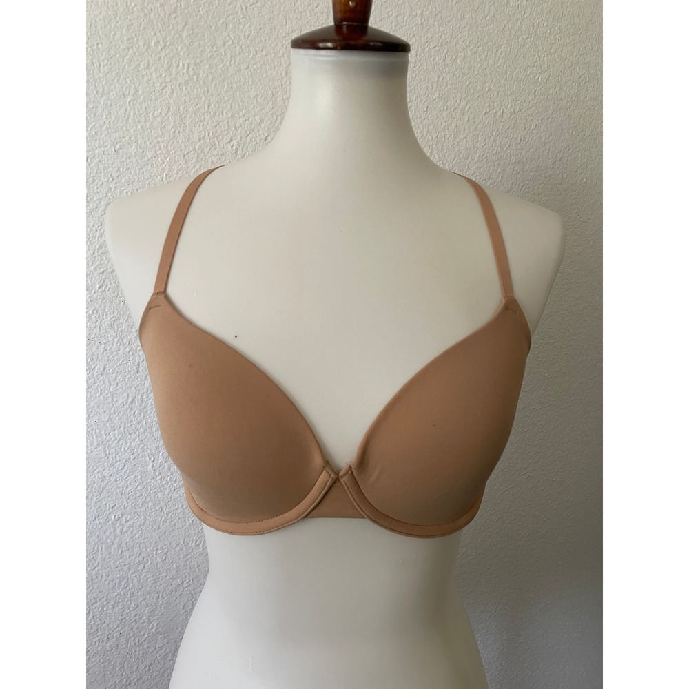 SKIMS Fits Everybody T-Shirt Bra Women 32D Clay Nude Neutral Basic Lingerie